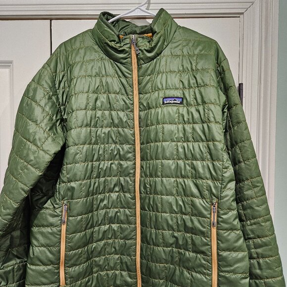 Patagonia Nano Puff Insulated Jacket Size XL – Olive Green | Lightweight Warmth - Picture 1 of 6